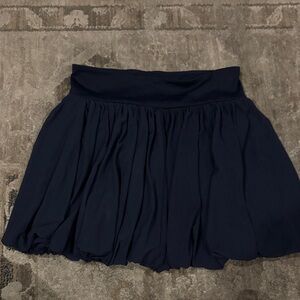 Workout skort super cute and flirty sheer top bubble layer with built in shorts!